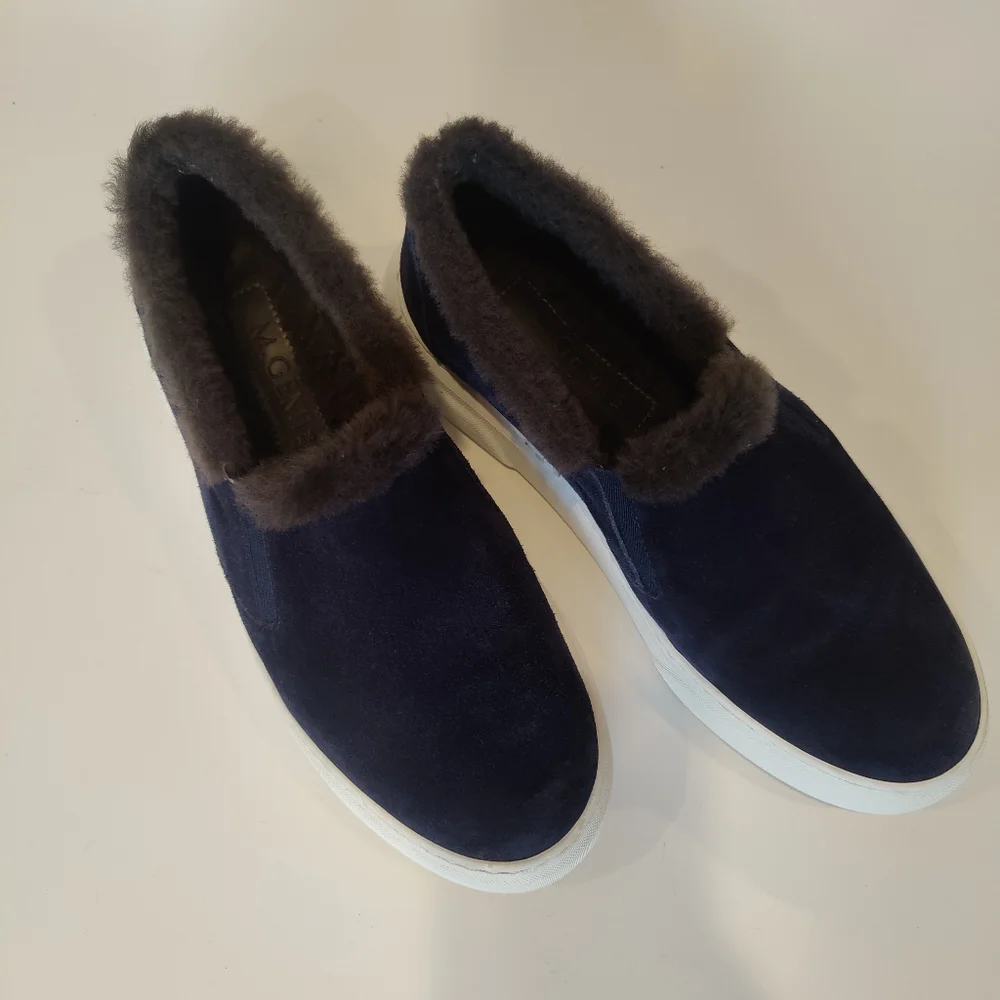 M. GEMI The Cerchio Shearling Sneakers Slip-On - Picture 3 of 8